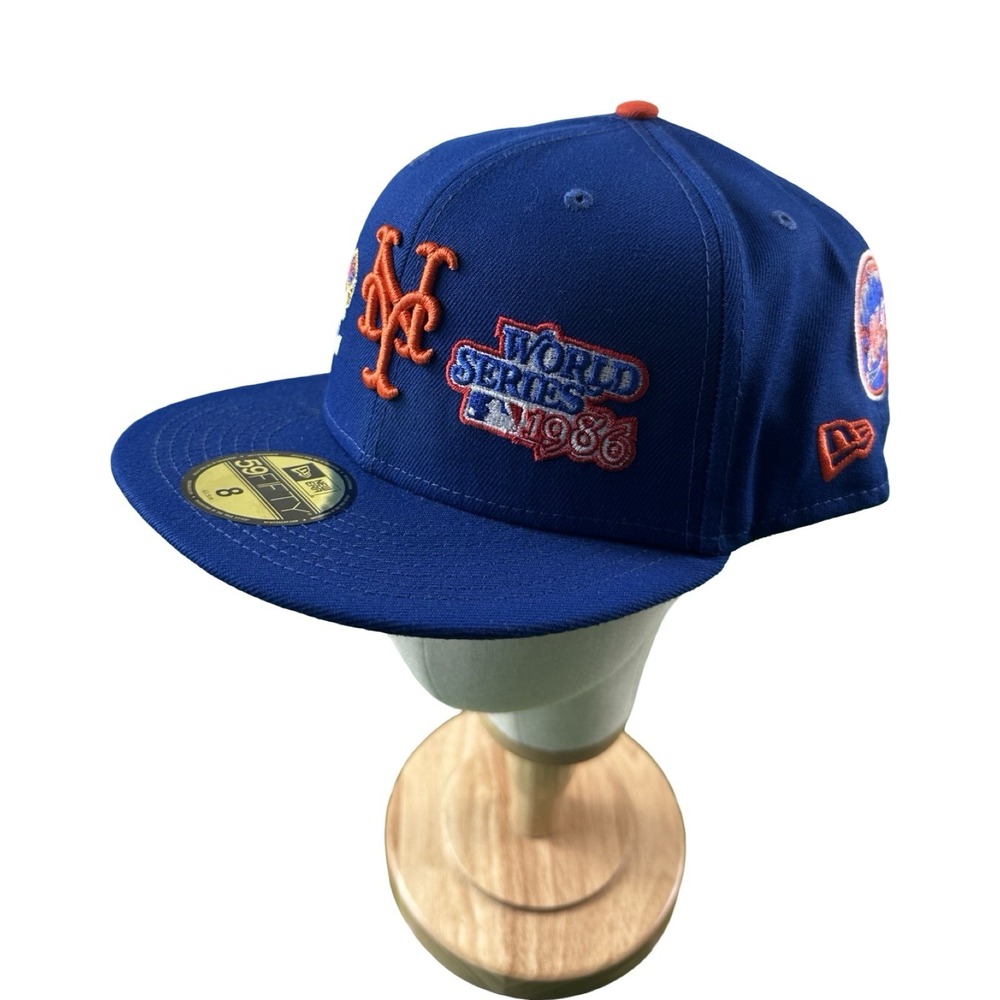New Era 59Fifty MLB New York Mets Count The Rings Blue Fitted Hat 8 60224550